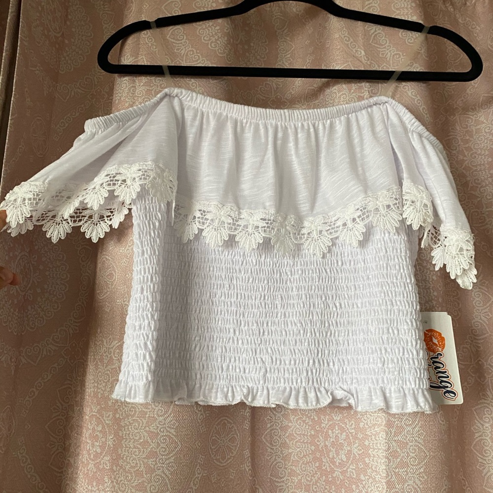 Off the shoulder blouse